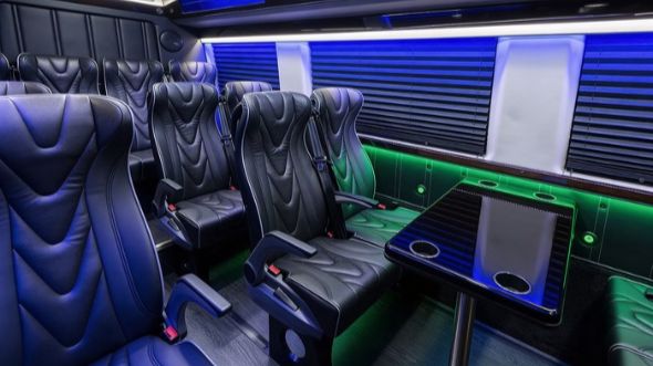 20 passenger sprinter van interior san francisco