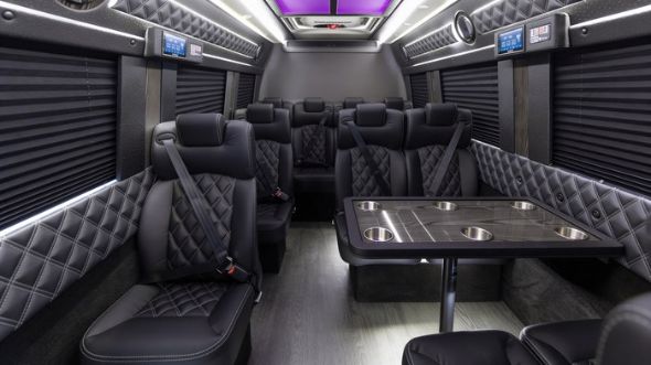 oakland 15 passenger sprinter van interior