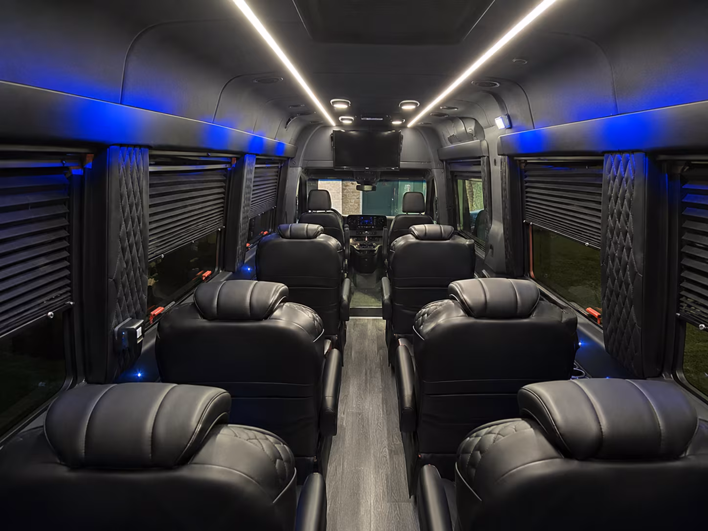 oakland 10 passenger sprinter van interior