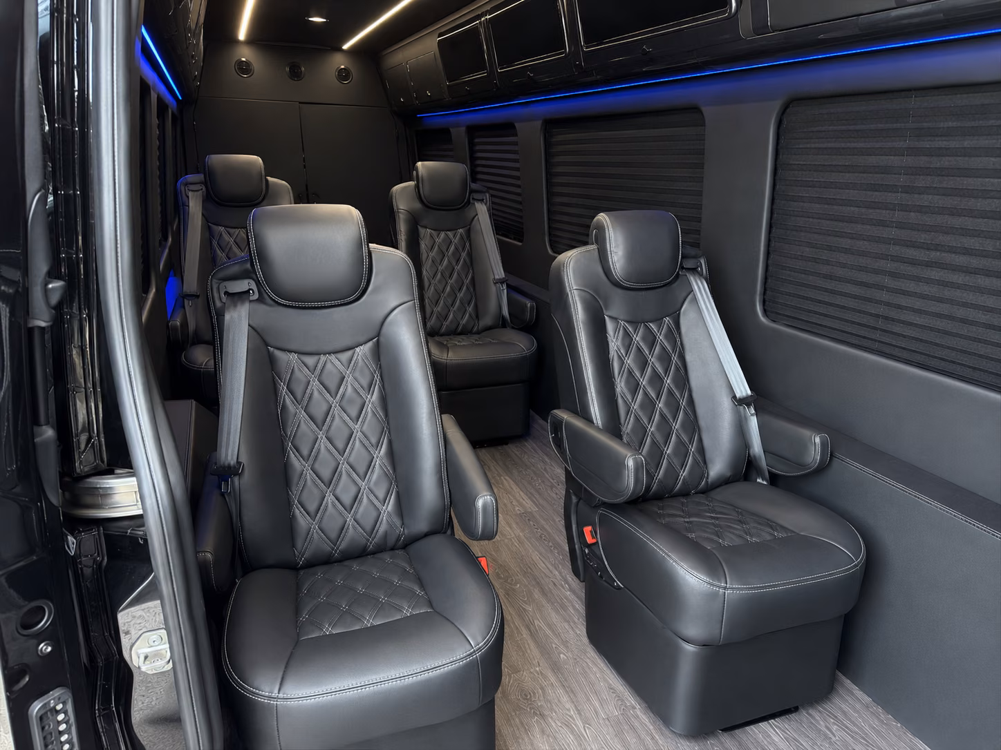 oakland 12 passenger sprinter van interior
