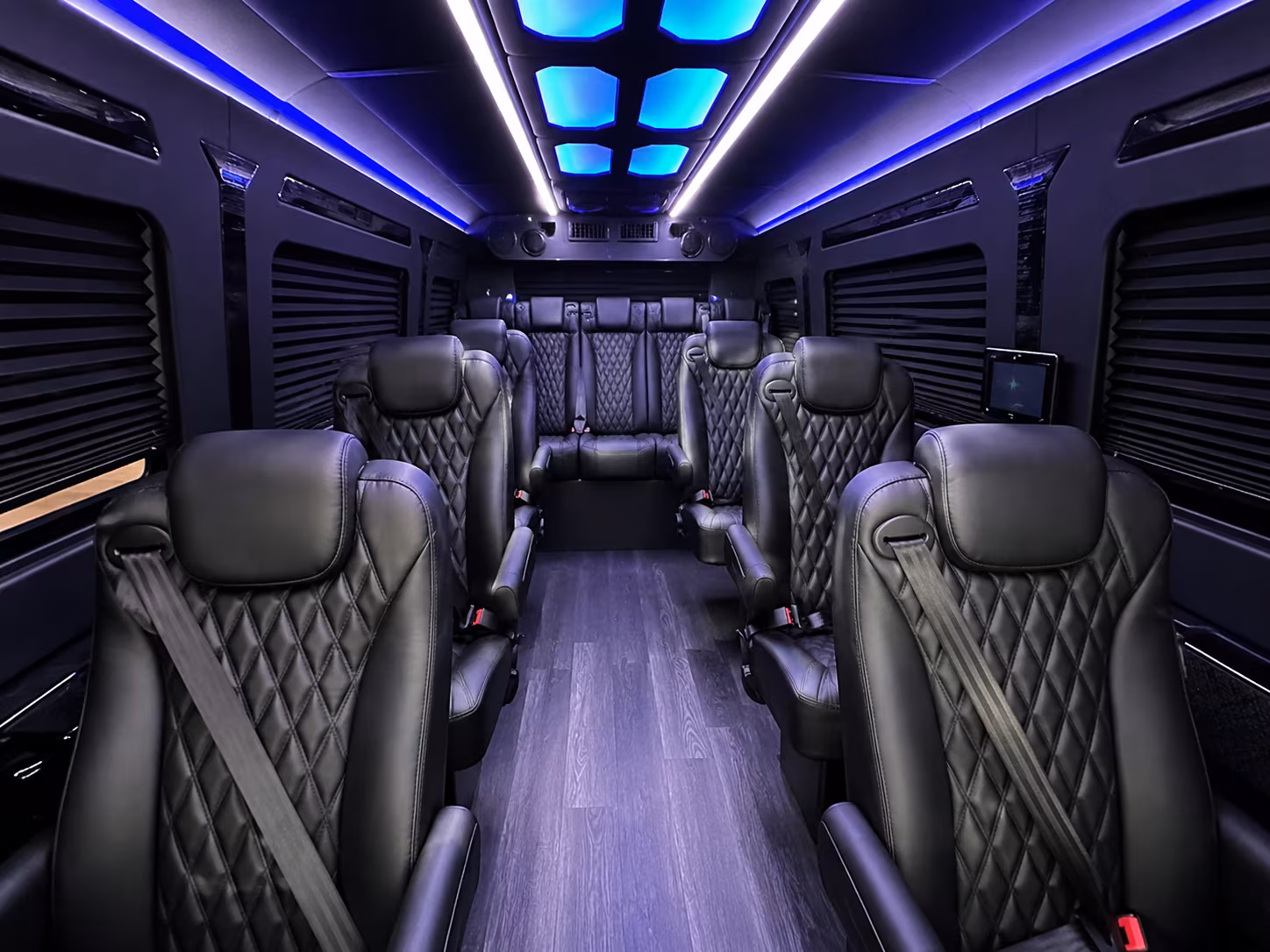 oakland 20 passenger sprinter van interior