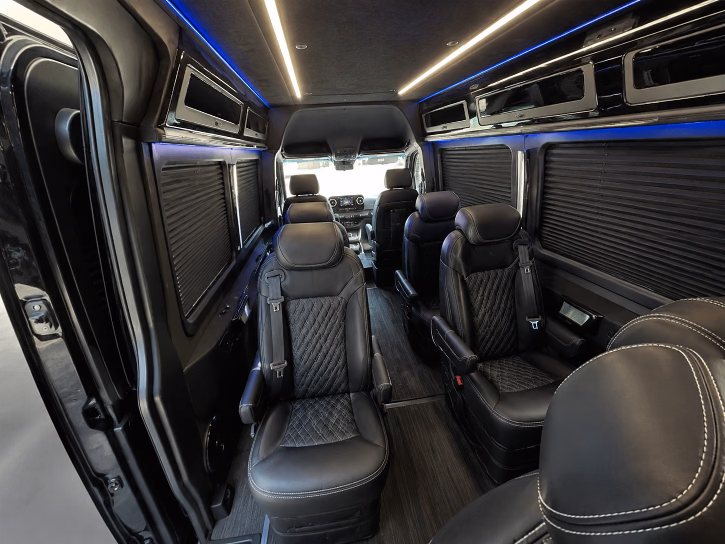 oakland 8 passenger sprinter van inside