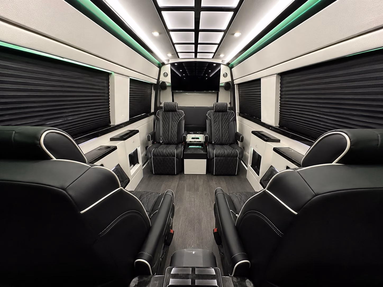 warehouse distribution center and industrial park sprinter van shuttles in oakland